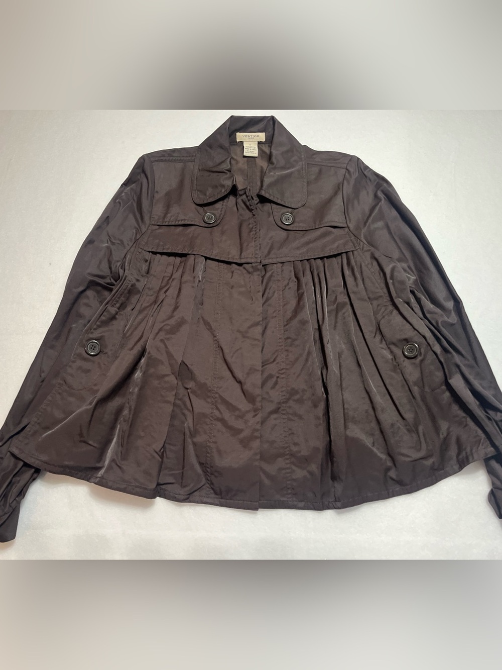 Vintage y2k Vertigo Paris brown retro cropped jacket #boho